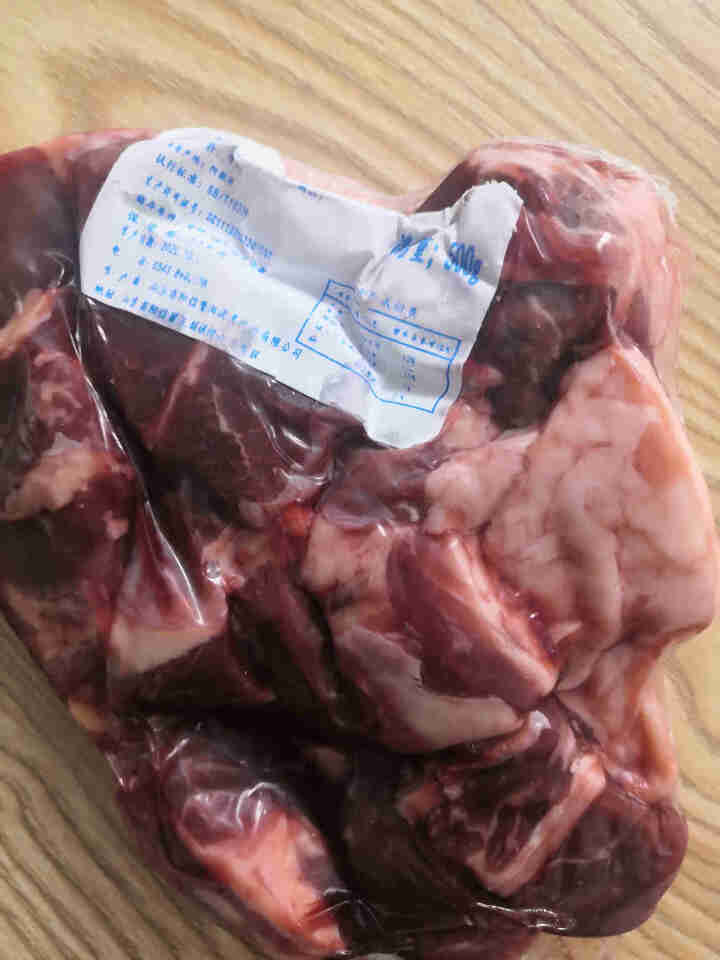 舌云 原切牛腩肉块 进口谷饲牛肉生鲜4斤冷冻火锅食材 500g/袋*1怎么样，好用吗，口碑，心得，评价，试用报告,第3张