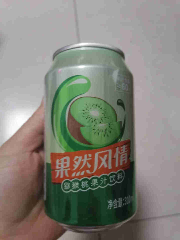 果然风情猕猴桃果汁饮料 新品上市 听装310ml*20罐装  礼盒装 新店促销 饮品猕猴桃汁 310ml*1怎么样，好用吗，口碑，心得，评价，试用报告,第4张