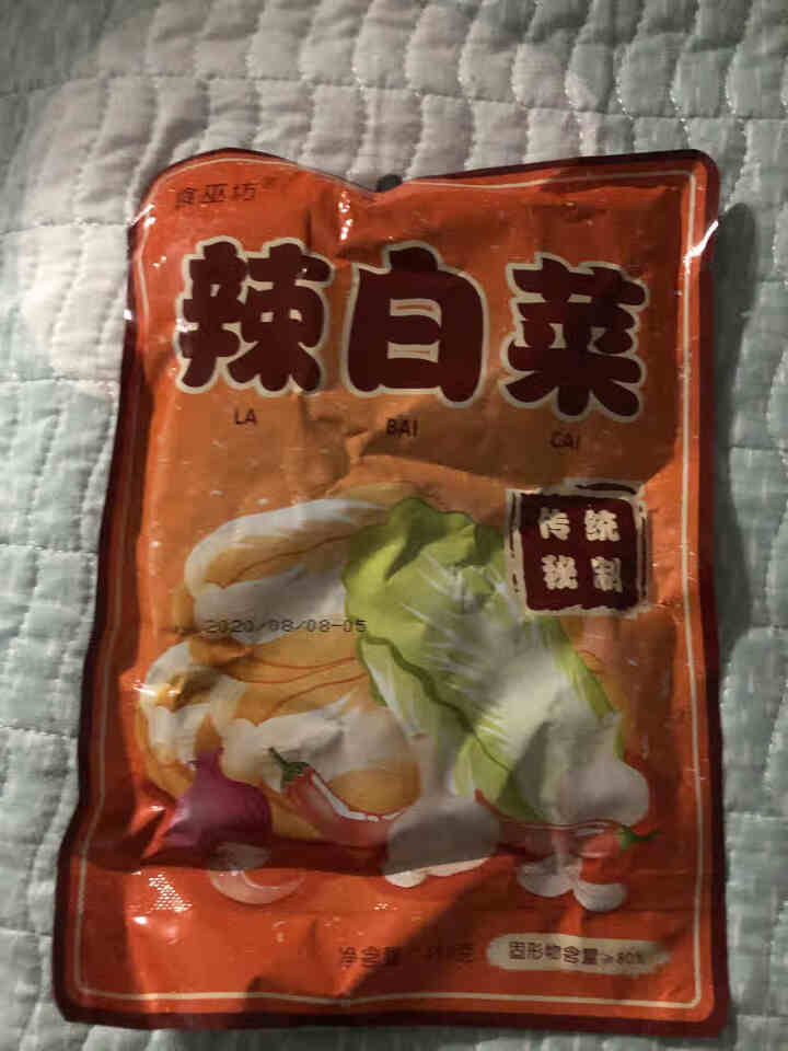 食巫坊 辣白菜450g韩国泡菜切件袋装正宗韩式泡菜料理东北辣白菜咸菜下饭菜方便面泡面伴侣 450g*1袋怎么样，好用吗，口碑，心得，评价，试用报告,第2张