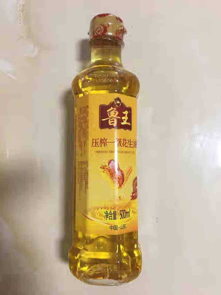 鲁王 压榨一级花生油500ml 食用油粮油花生植物油家用炒菜 500毫升 物理压榨 味浓油香 健康油 500ML怎么样，好用吗，口碑，心得，评价，试用报告,第2张