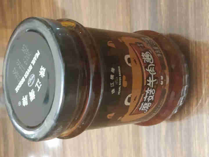 珠江桥牌 蘑菇牛肉酱 辣椒酱 香辣拌饭酱 香菇酱 辣椒拌面酱贵州辣酱下饭酱 火锅底料调味酱 230g*1瓶怎么样，好用吗，口碑，心得，评价，试用报告,第4张