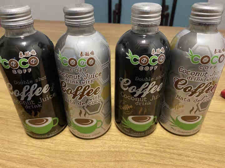 泰酷啡（COCO COFF）咖啡 即饮饮料瓶装整箱 泰国原装进口 4瓶装(2瓶倍醇咖啡+2瓶含椰果椰子汁咖啡)怎么样，好用吗，口碑，心得，评价，试用报告,第4张