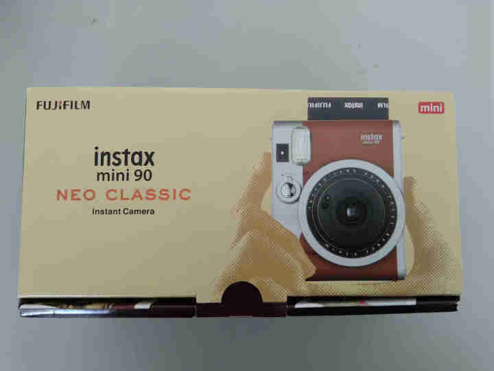 富士（FUJIFILM）INSTAX 一次成像立拍立得照相机 MINI90相机棕色套餐含拍立得相纸 官配（含肩带+锂电池+充电器）怎么样，好用吗，口碑，心得，评,第2张