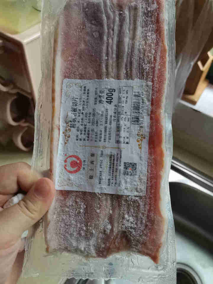 健士牌培根肉片烧烤食材400g 全程冷链 经典烤肉早餐食材 烧烤手抓饼食材怎么样，好用吗，口碑，心得，评价，试用报告,第4张