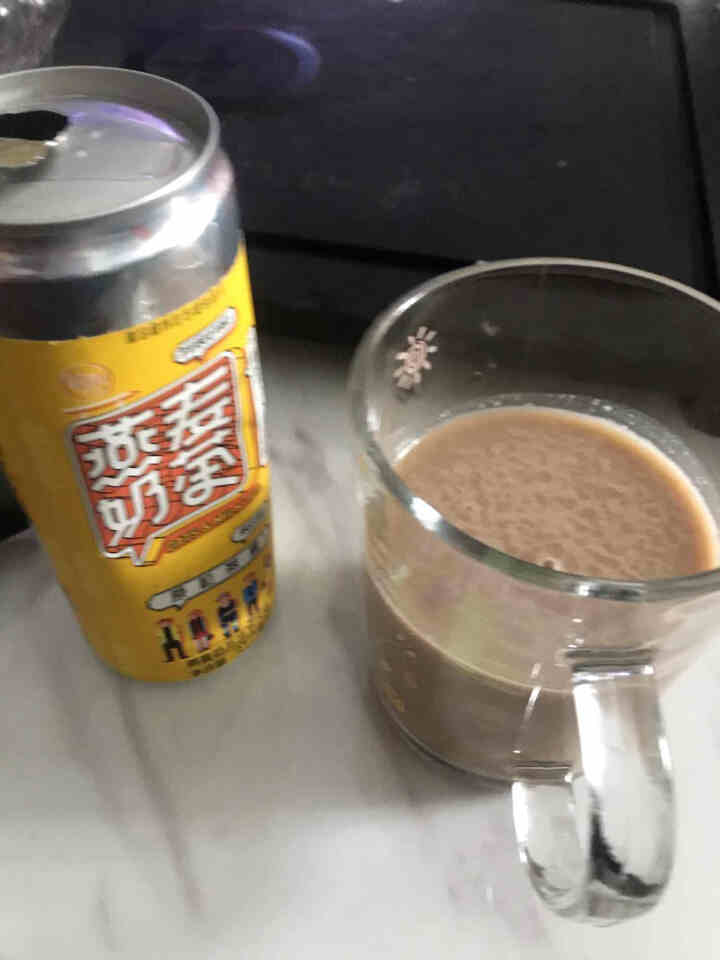 银露 奶茶 燕麦香浓味奶茶网红饮料低脂低卡310ml*6罐整箱怎么样，好用吗，口碑，心得，评价，试用报告,第4张