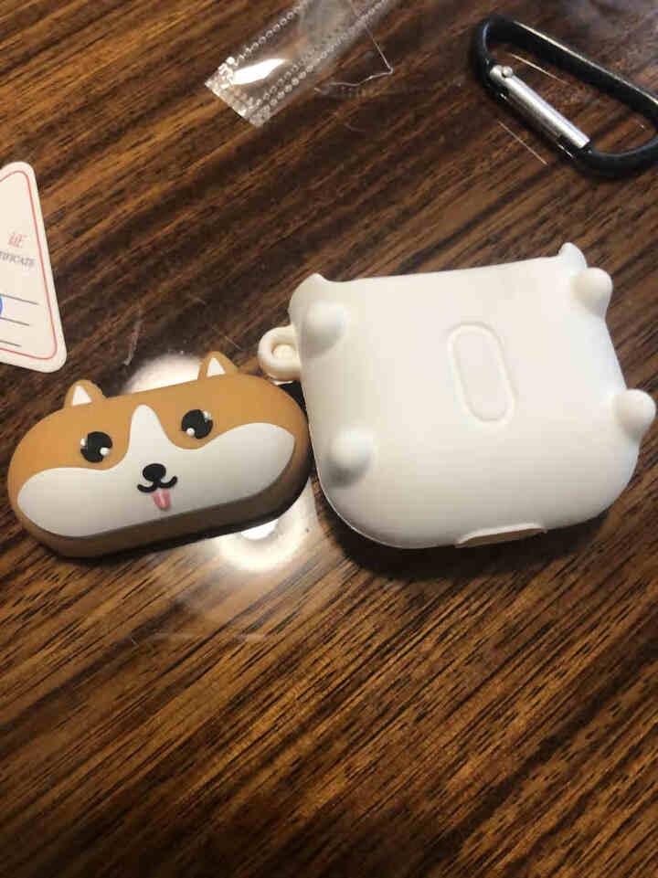 元里方 airpods保护套airpods pro耳机套苹果无线蓝牙耳机2/3代保护套硅胶软壳 airpods【硅胶软壳】趴趴柯基怎么样，好用吗，口碑，心得，评,第2张