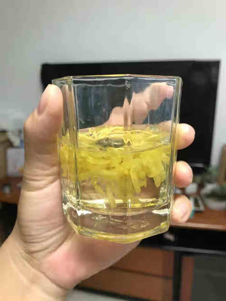 【买2件=发3罐+杯】菊花茶 金丝皇菊一朵一杯约50朵 黄山贡菊配凉茶胎菊枸杞金银花组合花茶花草茶叶 金丝皇菊罐装25克/50,第4张