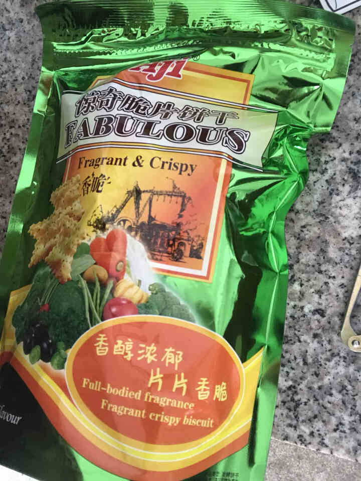 AJI尼西亚惊奇脆片饼干蛋糕 零食小吃蔬菜饼干  蔬菜味 200g 蔬菜味*1袋怎么样，好用吗，口碑，心得，评价，试用报告,第3张