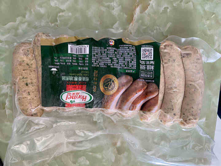 荷美尔（Hormel）经典香葱油煎肠 冷冻 500g/袋 火腿肠香肠 烧烤肠 纯肉肠 热狗 早餐肠怎么样，好用吗，口碑，心得，评价，试用报告,第4张