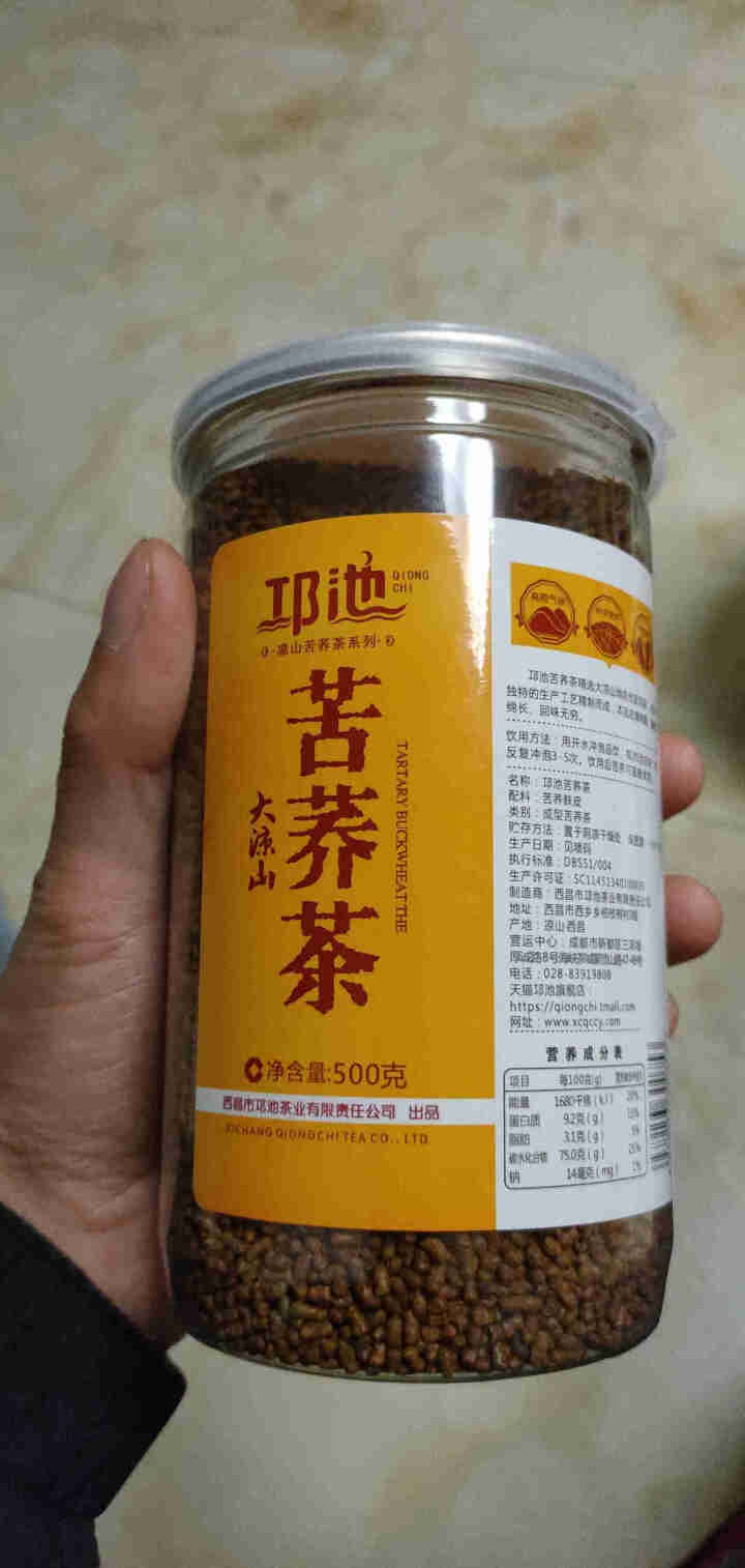 邛池 苦荞茶 荞麦茶 500g原味麦香 四川大凉山苦荞 粗粮茶叶怎么样，好用吗，口碑，心得，评价，试用报告,第2张