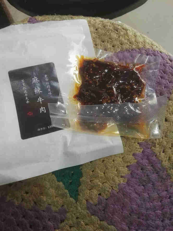 食味的初相 牛肉干135g麻辣酱卤牛肉条精选牛肉休闲零食肉干 麻辣牛肉怎么样，好用吗，口碑，心得，评价，试用报告,第4张