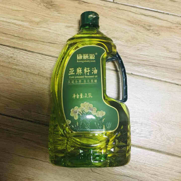 【买2发3】康膳源 亚麻籽油2.5L 冷榨一级月子宝儿食用油 补充α,第4张