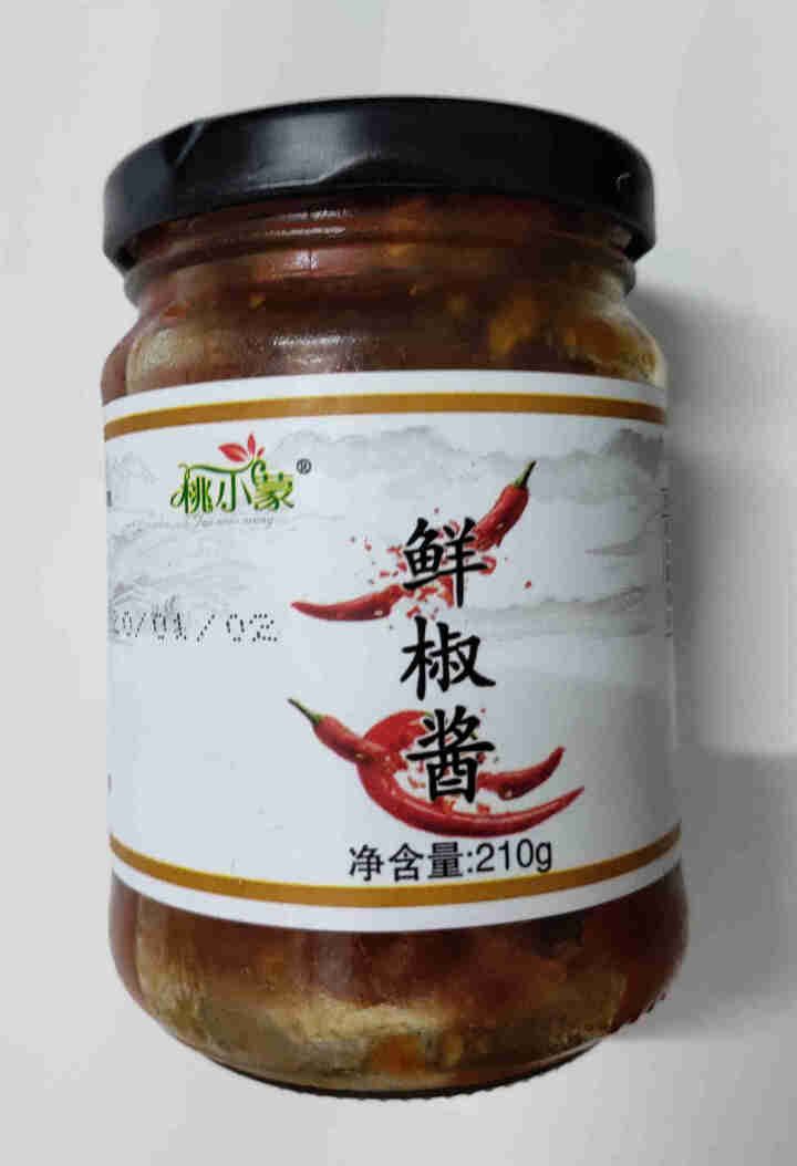 桃小蒙鲜椒酱 拌饭拌面辣椒酱 蒜蓉剁椒酱调味料 210*1瓶怎么样，好用吗，口碑，心得，评价，试用报告,第2张