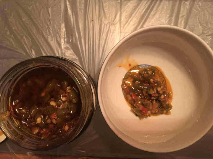 覃五爷四川蒜蓉辣椒酱下饭菜拌饭酱拌面剁椒酱自制农家超辣下饭湖南香辣 蒜蓉辣椒酱*1瓶怎么样，好用吗，口碑，心得，评价，试用报告,第4张