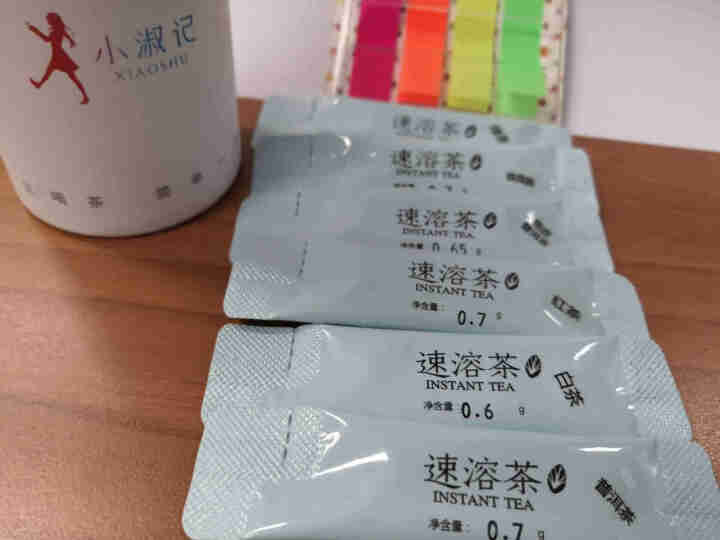 【六款口味】小淑记速溶茶粉高品质原茶红茶绿茶普洱茶陈皮白茶铁观音茶养生茶小罐装怎么样，好用吗，口碑，心得，评价，试用报告,第3张