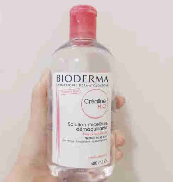 法国贝德玛（BIODERMA）舒妍多效洁肤液500ml （卸妆水 深层清洁 粉水 舒缓保湿 敏感肌 眼唇 原装进口）怎么样，好用吗，口碑，心得，评价，试用报告,第2张