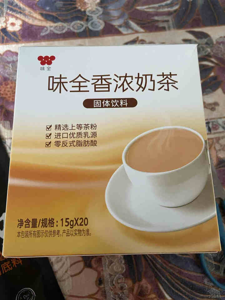 味全香浓奶茶粉固体饮料冲泡速溶家用办公室300克 15g*20条怎么样，好用吗，口碑，心得，评价，试用报告,第2张