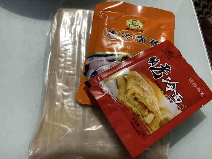 吉朱大福烤冷面片含烤冷面酱料调料朝鲜族风味小吃东北特色小吃615g 615g怎么样，好用吗，口碑，心得，评价，试用报告,第3张