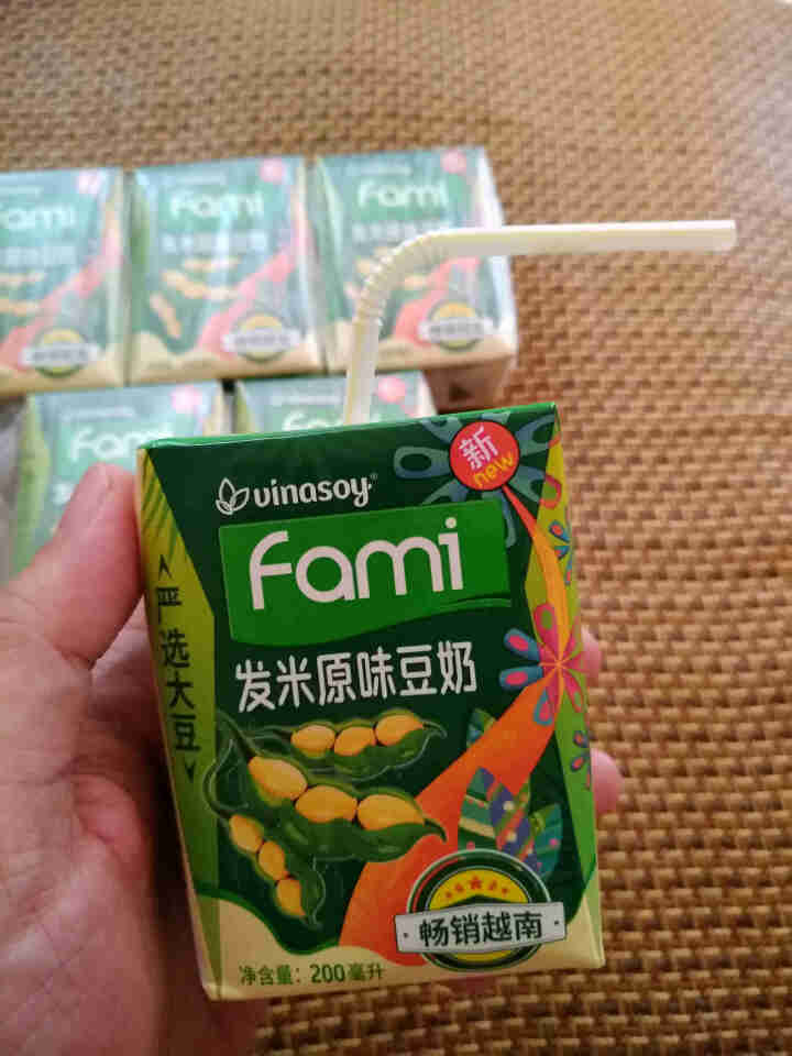 越南进口fami发米豆奶200ml/盒原味减糖早餐豆奶饮品植物蛋白饮料 礼盒端午送礼佳品 （原味）200ml*6盒怎么样，好用吗，口碑，心得，评价，试用报告,第4张