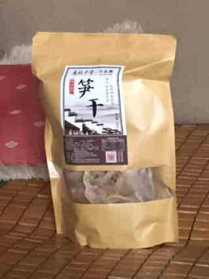 黄山春笋干400g  安徽特产笋心笋干 扁尖笋 干竹笋干货 山笋尖 玉兰片干货 切片400g怎么样，好用吗，口碑，心得，评价，试用报告,第2张