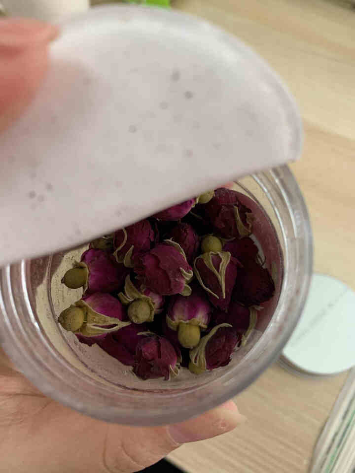 【买2件=发3罐】玫瑰花茶 平阴干玫瑰重瓣红玫瑰花草茶可搭菊花茶金银花泡水喝的花茶 玫瑰花50g/罐怎么样，好用吗，口碑，心得，评价，试用报告,第4张