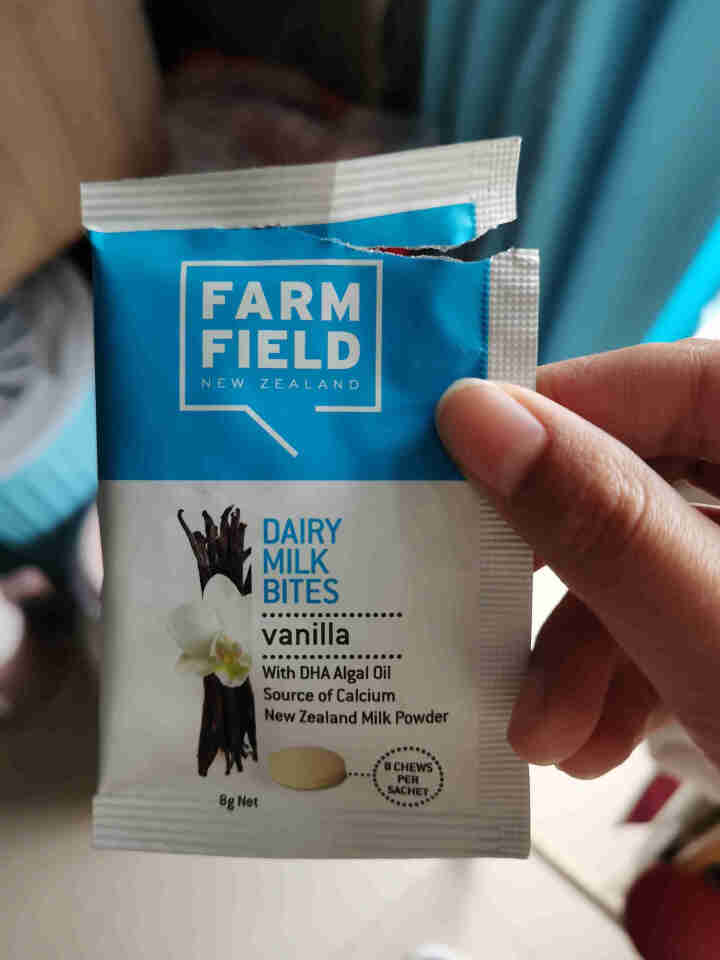 Farmfield牧菲德干吃牛奶奶片香草味奶新西兰原装进口片糖 香草牛奶味*8片装怎么样，好用吗，口碑，心得，评价，试用报告,第2张