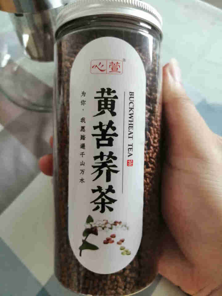 心萱 全株荞麦茶养生茶 苦荞茶四川大凉山 黄苦荞茶 黑苦荞茶茶叶 黄苦荞茶300克怎么样，好用吗，口碑，心得，评价，试用报告,第2张