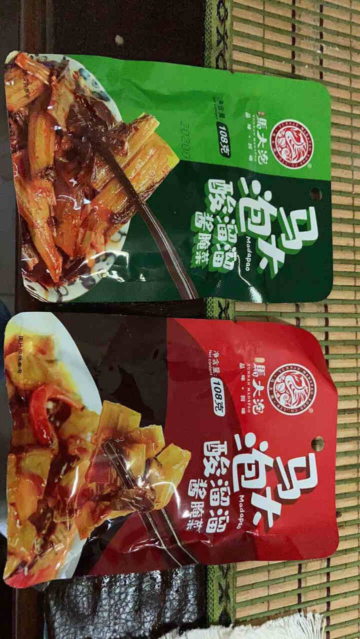 马大泡 酸腌菜传统老土坛酸菜云南特产小吃酱腌菜酸辣爽口开胃下饭菜 108g 颗粒菜+寸菜各一袋怎么样，好用吗，口碑，心得，评价，试用报告,第4张