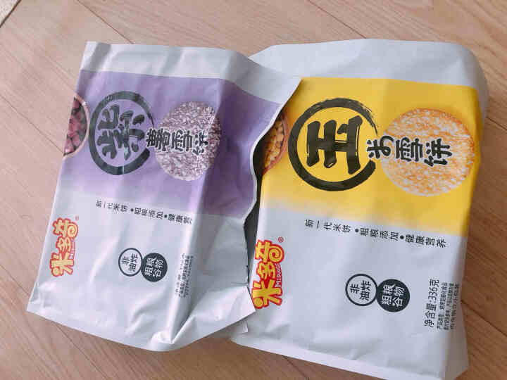 米多奇 新口味粗粮雪饼 紫薯玉米南瓜黑米多口味组合饼干点心膨化食品大礼包零食办公休闲食品336g*2 紫薯336g+玉米336g【新口味】怎么样，好用吗，口碑，,第2张