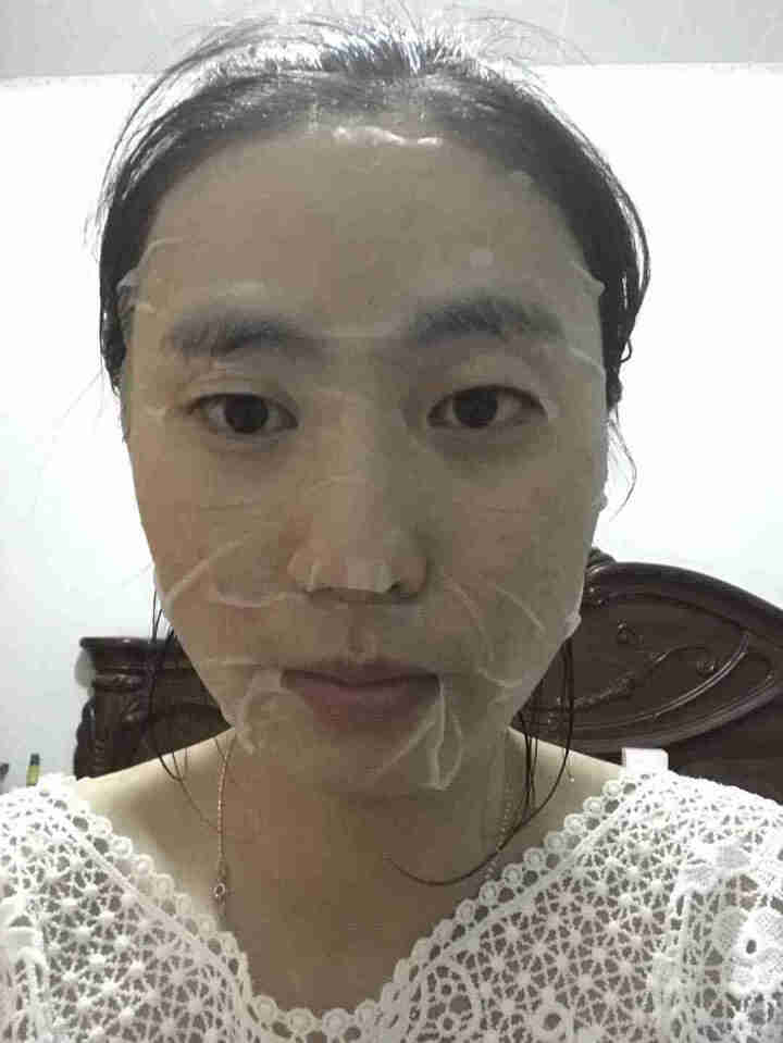 吉茜 胚芽米美白补水面膜女 植物精华提取男士面膜美白收缩毛孔修复面膜 十片装怎么样，好用吗，口碑，心得，评价，试用报告,第4张