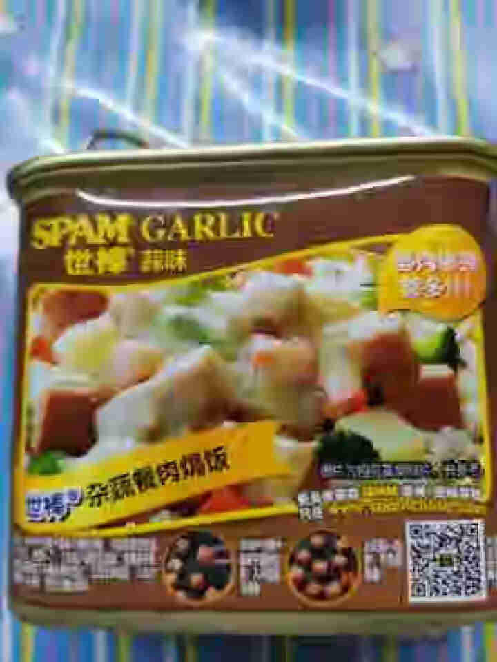 世棒（SPAM）午餐肉罐头蒜香口味340g 开罐即食早餐三明治火锅烧烤麻辣香锅泡面搭档怎么样，好用吗，口碑，心得，评价，试用报告,第2张