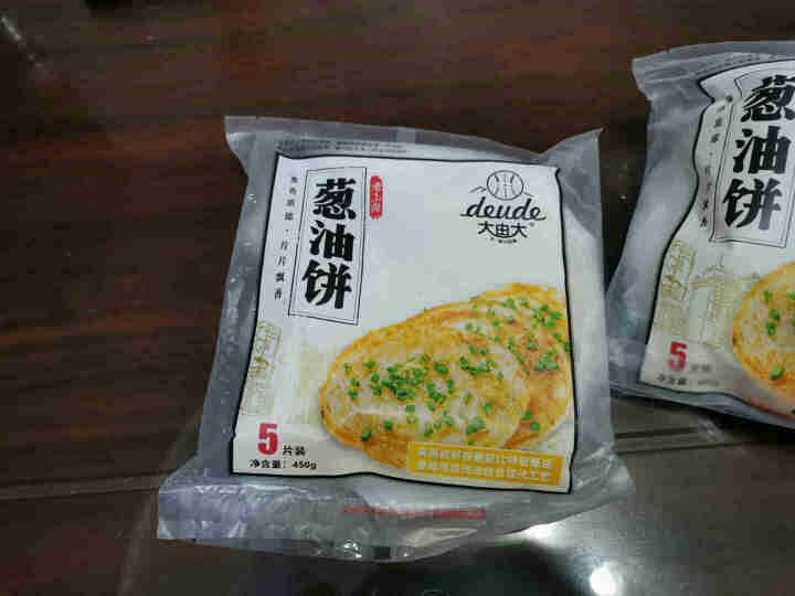 大由大 老上海葱油饼 早餐 培根香肠 火腿烤肠伴侣 手抓饼 早茶点心早餐早点烘焙食材 老上海葱油饼10片 90g*10片/袋怎么样，好用吗，口碑，心得，评价，试,第3张