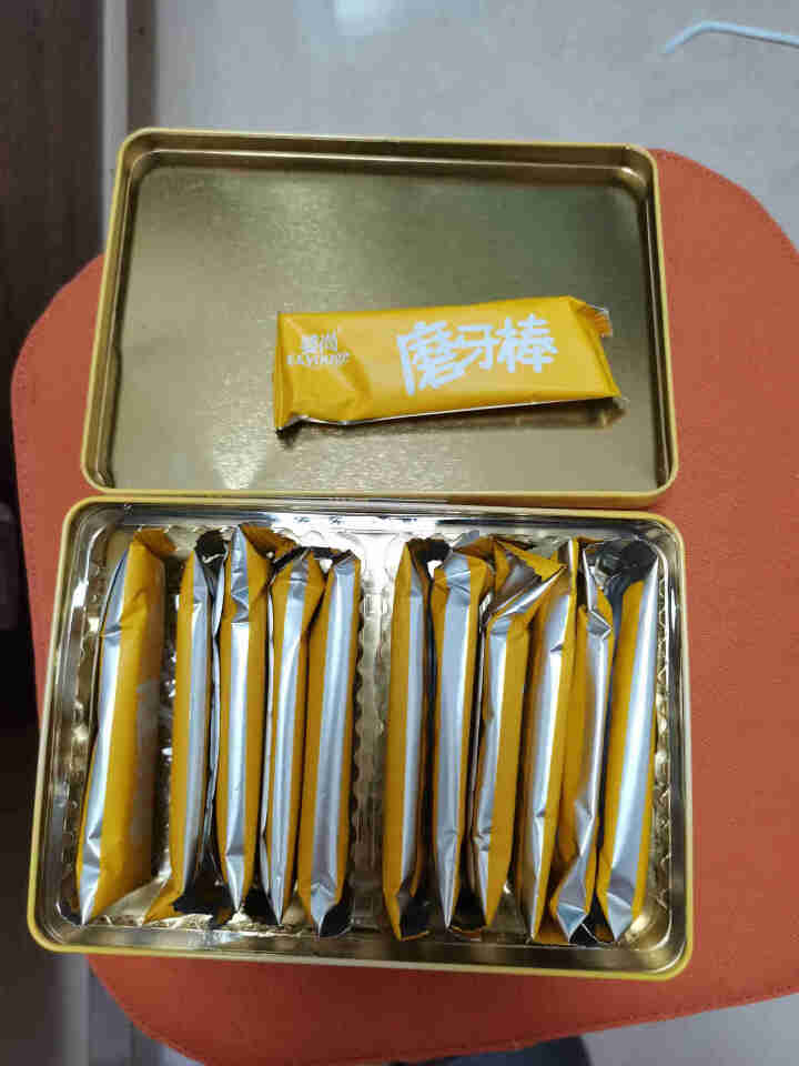 婴尚 宝宝磨牙棒饼干 铁盒磨牙棒 磨牙出牙饼干儿童零食120克（12根分装） 核桃味怎么样，好用吗，口碑，心得，评价，试用报告,第4张