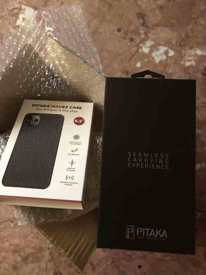 PITAKA 苹果iPhone 11 Pro Max原创磁吸芳纶纤维保护壳轻薄碳纤维手机壳 11 Pro Max黑灰斜纹怎么样，好用吗，口碑，心得，评价，试用报,第4张