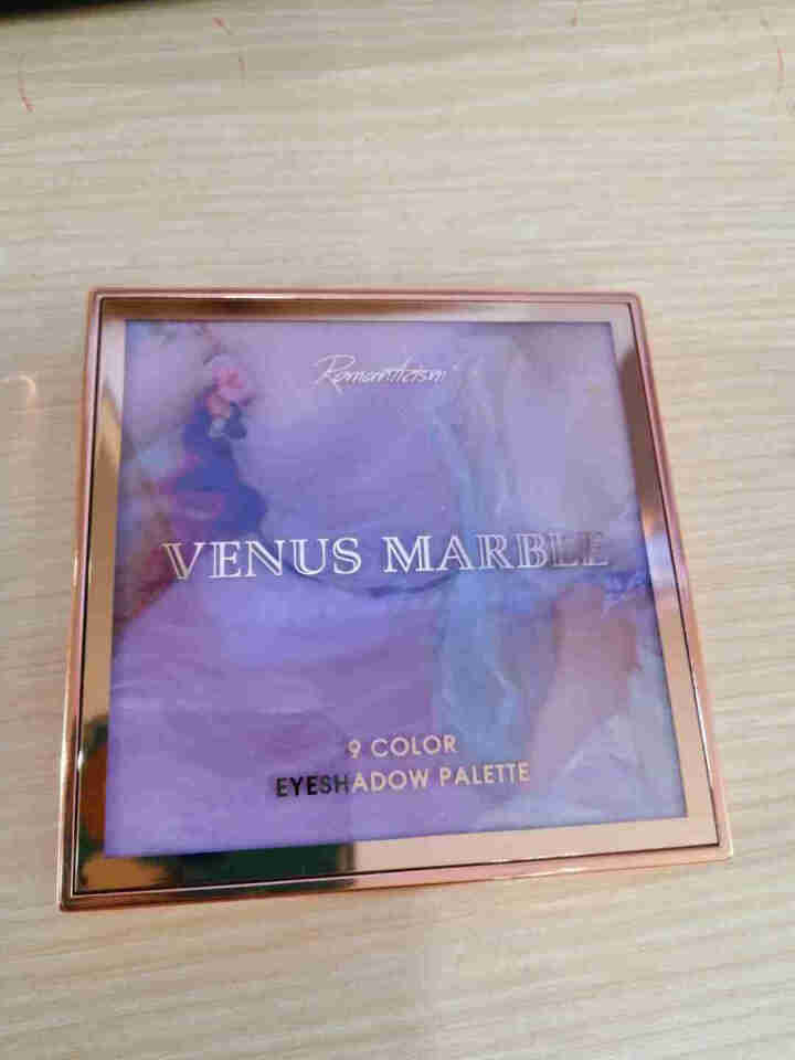 VENUS MARBLE大理石9色眼影复古油画眼影盘新款珠光哑光偏光化妆盘彩妆盘不脱妆 浪漫主义怎么样，好用吗，口碑，心得，评价，试用报告,第3张