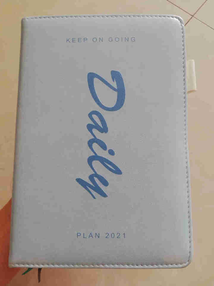 法拉蒙2021日程本小清新每日计划本一天一页效率记事本学生考试时间管理笔记本子文具定制logo 蓝色怎么样，好用吗，口碑，心得，评价，试用报告,第2张