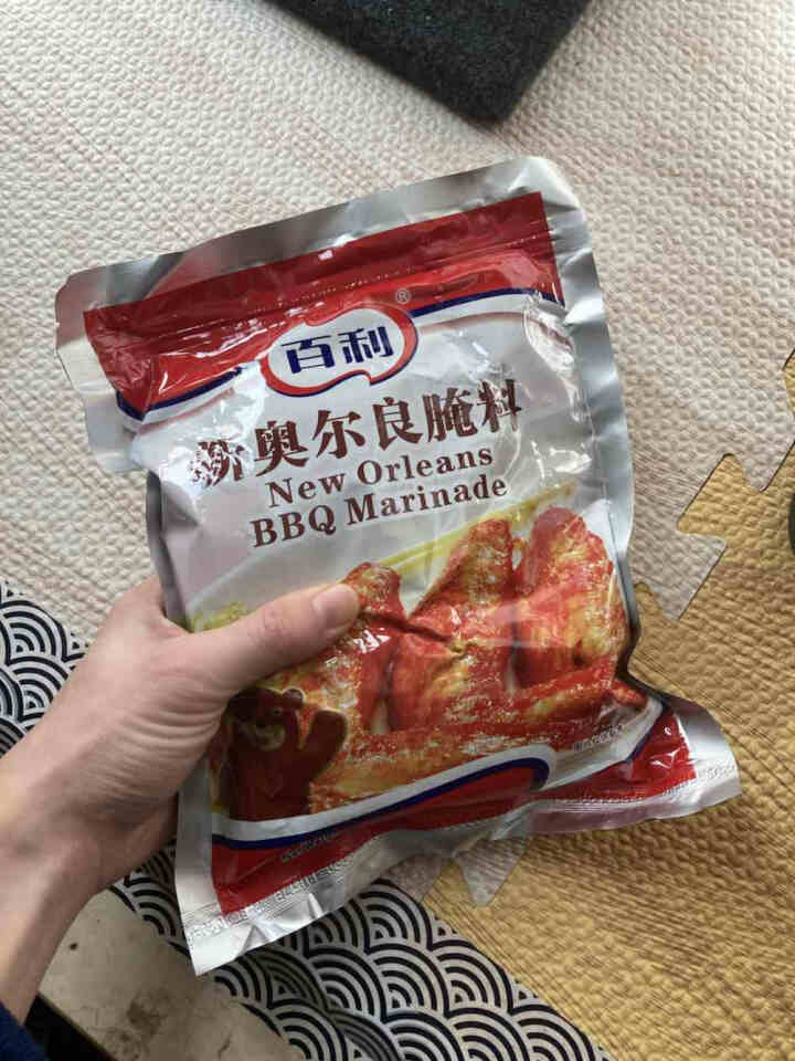 百利新奥尔良腌料商用烤鸡翅鸡腿调味粉炸鸡腿鱿鱼圈地毯烧烤腌料 袋装1kg怎么样，好用吗，口碑，心得，评价，试用报告,第2张