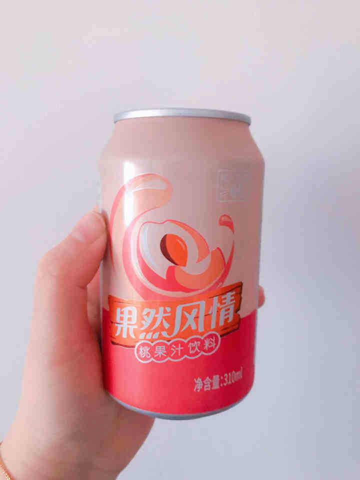 果然风情果汁饮料桃汁果味饮品听装新品听装310ml*20罐桃果汁饮品果饮 310ml*1怎么样，好用吗，口碑，心得，评价，试用报告,第2张