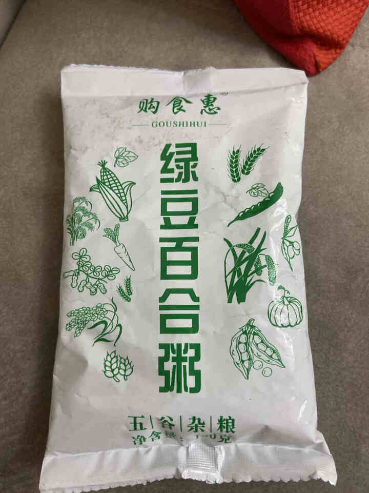 购食惠 绿豆百合粥100g（大米、绿豆、百合）混合粥米粥料五谷杂粮粗粮熬粥怎么样，好用吗，口碑，心得，评价，试用报告,第2张