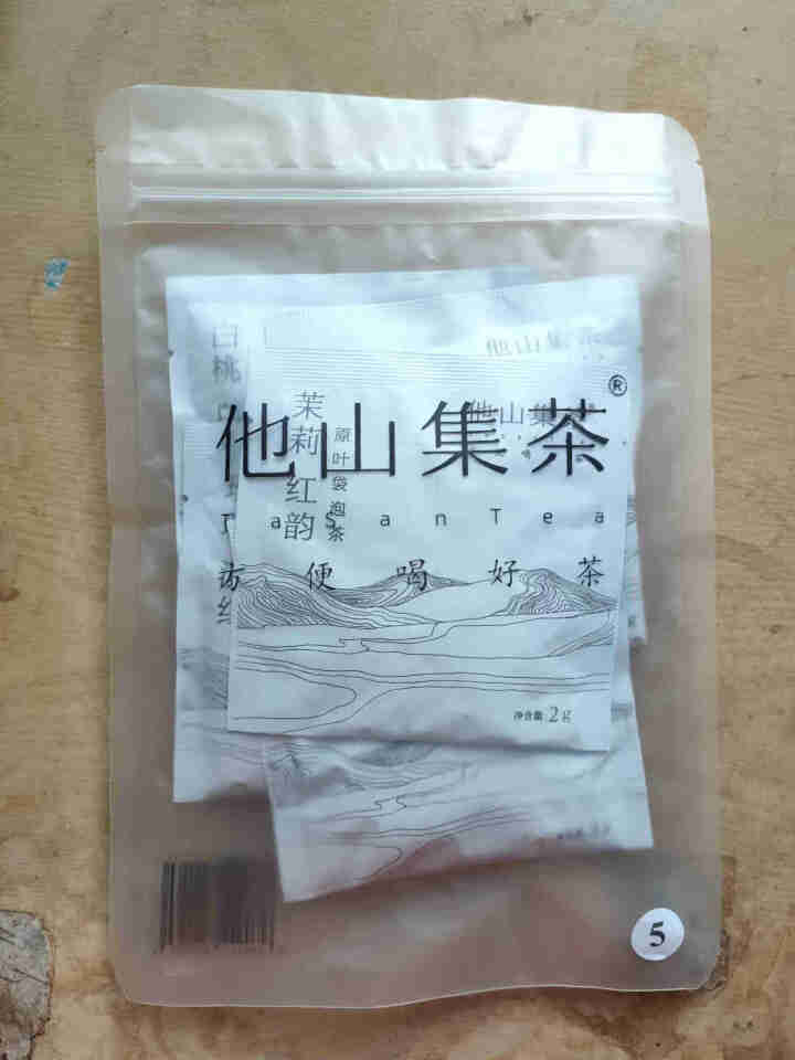 他山集茶 茶包绿茶红茶普洱茶乌龙茶5种口味组合装原叶袋泡茶怎么样，好用吗，口碑，心得，评价，试用报告,第2张