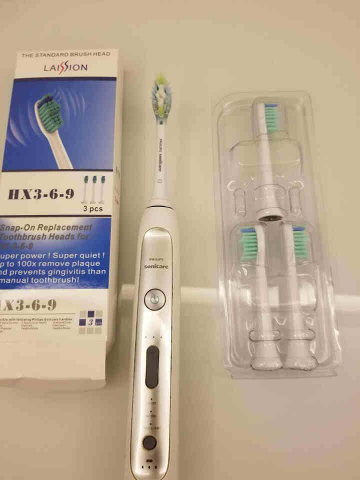 适用飞利浦电动牙刷头成人儿童通用hx6340/6720/3130/6240/6980/6920替换头 标准型3支装怎么样，好用吗，口碑，心得，评价，试用报告,第2张