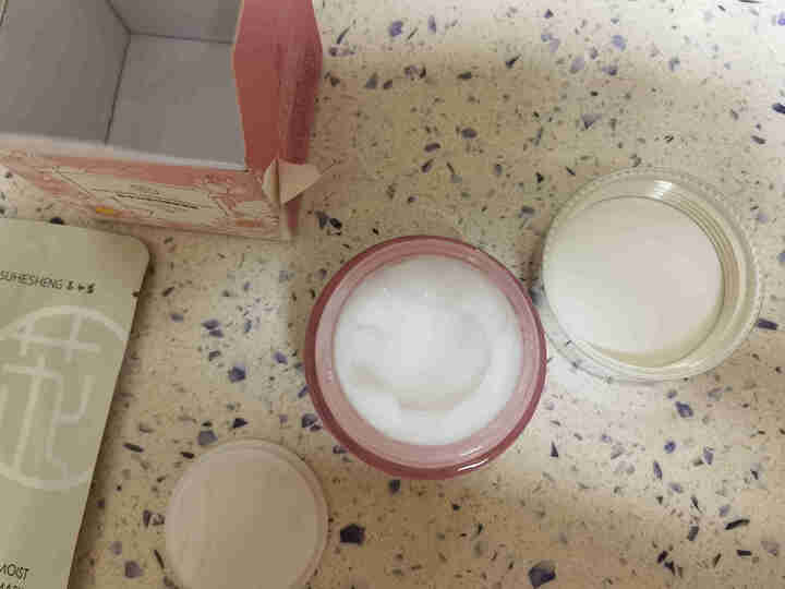 苏和盛珍珠白莲花睡眠面膜（润白保湿 晒后修护补水熬夜免洗 滋养涂抹式面膜男女） 睡眠面膜怎么样，好用吗，口碑，心得，评价，试用报告,第4张