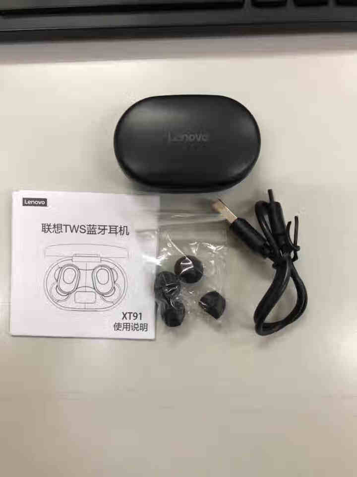 联想（Lenovo） 无线蓝牙耳机双耳运动入耳式迷你隐形超长续航游戏小型降噪防水适用苹果12华为小米 长时续航丨自动回连丨佩戴舒适—魔幻黑怎么样，好用吗，口碑，,第3张