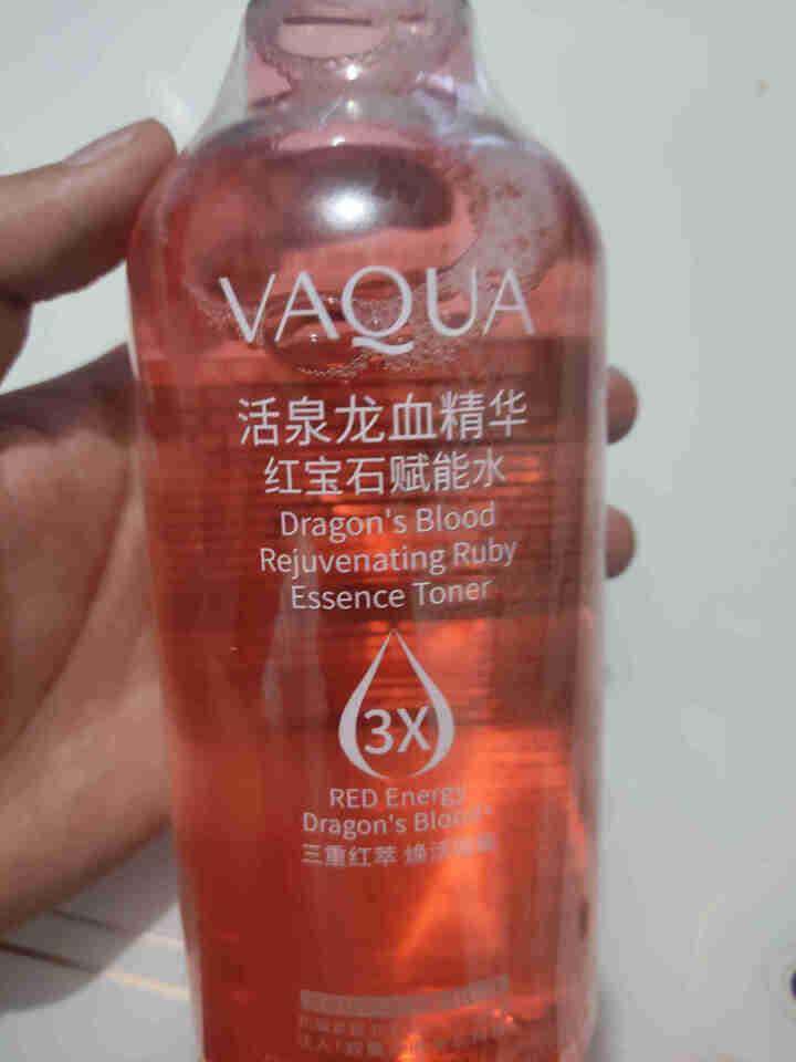 活泉VAQUA 龙血精华红石榴赋能水 抗皱精华水爽肤水补水保湿水油平衡收缩毛孔大瓶装 龙血精华水 490ml怎么样，好用吗，口碑，心得，评价，试用报告,第2张