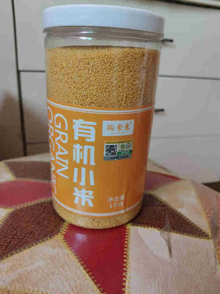 购食惠 有机 黄小米 2斤装1000g（五谷 杂粮 小黄米 无添加 月子粥 粗粮 小米粥）怎么样，好用吗，口碑，心得，评价，试用报告,第2张