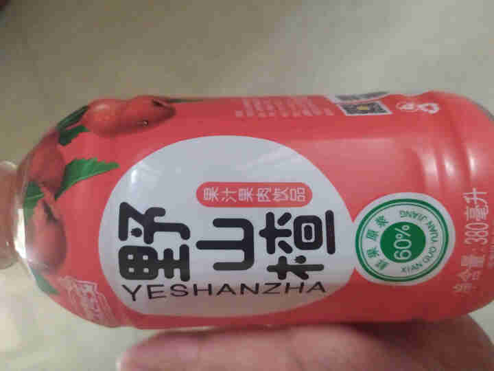 起跑线山楂汁果汁饮料小瓶装380ml*6瓶/箱新鲜日期整箱火锅饮品饮料 山楂汁 380ml*6瓶（便携装）怎么样，好用吗，口碑，心得，评价，试用报告,第2张