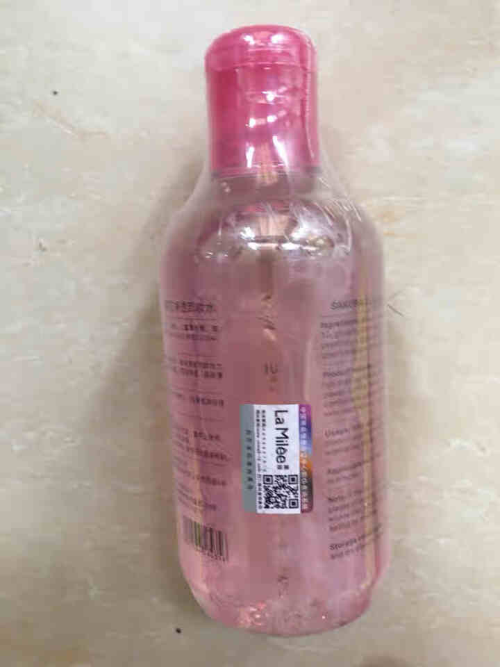 LaMilee（莱玫）樱花净透卸妆水 250ml（眼唇脸三合一 温和清洁 卸妆液乳）正品 樱花净透卸妆水怎么样，好用吗，口碑，心得，评价，试用报告,第4张