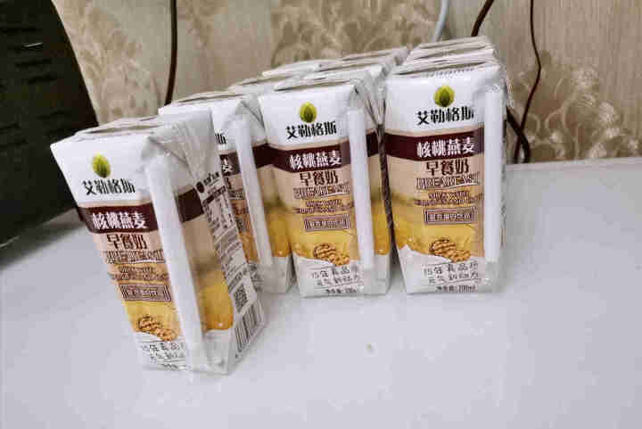 忠厚乳业 艾勒格斯核桃燕麦早餐奶200ml*12盒 整箱牛奶乳饮怎么样，好用吗，口碑，心得，评价，试用报告,第3张