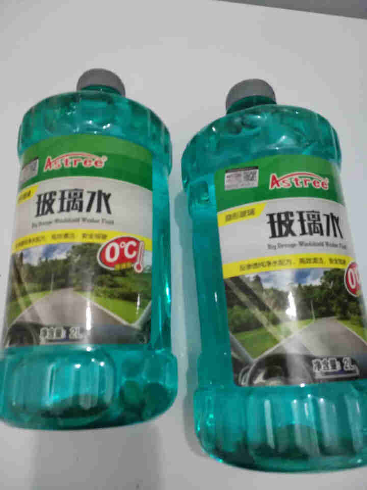 Astree汽车玻璃水玻璃清洗剂雨刮水雨刷精汽车用品 2L标准装0℃【2瓶】怎么样，好用吗，口碑，心得，评价，试用报告,第2张