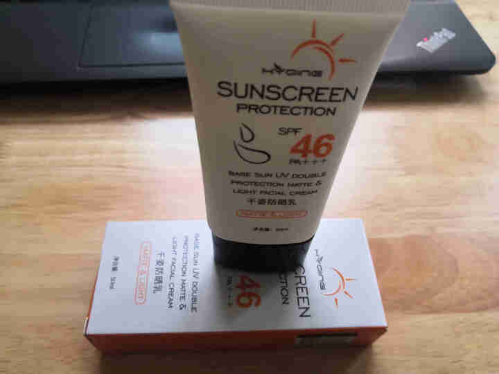 防晒霜 花月情千姿防晒乳SPF46+++ 水润倍护防水面部隔离高倍防晒户外 1支装怎么样，好用吗，口碑，心得，评价，试用报告,第2张